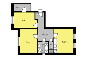 Pronájem bytu 3+kk v osobním vlastnictví 70 m², Hýskov