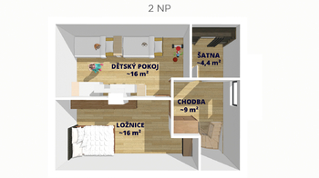 Prodej chaty / chalupy 40 m², Hradištko