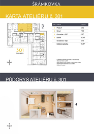 Prodej bytu 2+kk v osobním vlastnictví 70 m², České Budějovice