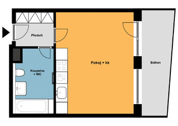 Pronájem bytu 1+kk v osobním vlastnictví 5275 m², Praha 3 - Žižkov