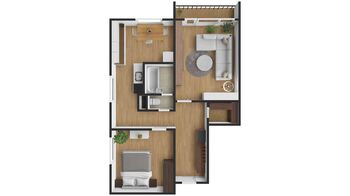 Prodej bytu 2+1 v osobním vlastnictví 56 m², Chomutov