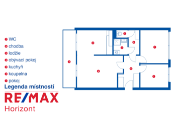 Prodej bytu 3+1 v osobním vlastnictví 55 m², Praha 9 - Střížkov