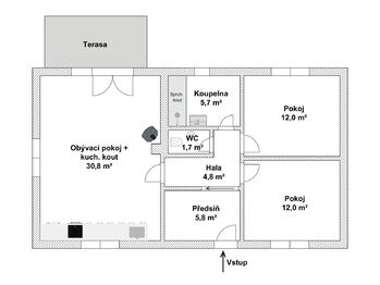 Pronájem domu 73 m², Svinaře