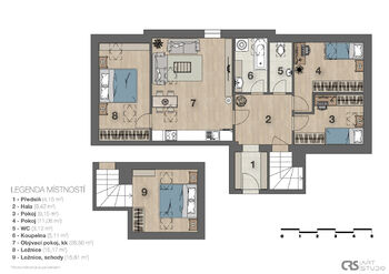 Prodej bytu 5+kk v osobním vlastnictví 103 m², Mníšek pod Brdy