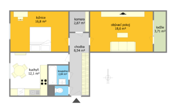 Prodej bytu 2+1 v osobním vlastnictví 73 m², Brno