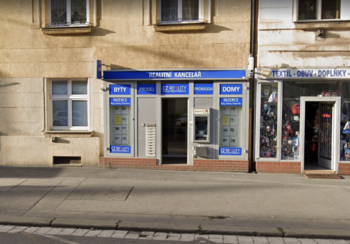 Pohled z ulice - 1. kancelář - Pronájem jiných prostor 75 m², Praha 2 - Nusle