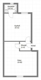 Pronájem bytu 1+1 v osobním vlastnictví 38 m², Brno