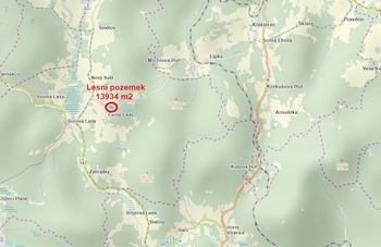 Prodej pozemku 13934 m², Borová Lada