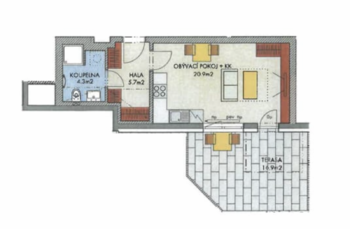 Pronájem bytu 1+kk v družstevním vlastnictví 31 m², Praha 10 - Dolní Měcholupy