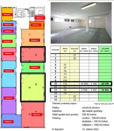 Pronájem skladovacích prostor 58 m², Praha 9 - Horní Počernice