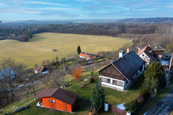 výhled do okolí - Prodej chaty / chalupy 259 m², Poběžovice u Holic