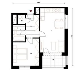 Pronájem bytu 2+kk v osobním vlastnictví 59 m², Praha 5 - Jinonice