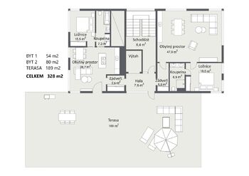 Prodej bytu 4+kk v osobním vlastnictví 328 m², Praha 10 - Vinohrady