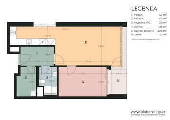 Pronájem bytu 2+kk v osobním vlastnictví 56 m², Praha 3 - Žižkov