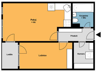 Pronájem bytu 2+kk v osobním vlastnictví 57 m², Praha 9 - Prosek