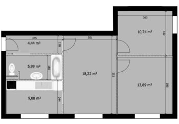 Pronájem bytu 3+kk v osobním vlastnictví 60 m², Nymburk