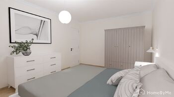 VIZUALIZACE ložnice - Prodej bytu 2+1 v osobním vlastnictví 63 m², Karlovy Vary