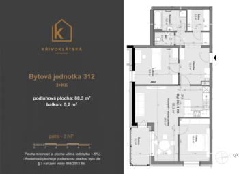 Pronájem bytu 3+kk v osobním vlastnictví 80 m², Nové Strašecí