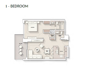 Prodej bytu 2+kk v osobním vlastnictví 75 m², Dubaj