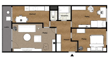 Prodej bytu 3+1 v osobním vlastnictví 76 m², Žatec