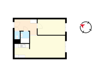 Pronájem bytu 2+kk v osobním vlastnictví 46 m², Praha 5 - Zbraslav