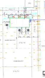 koordinační situace pozemek - Prodej pozemku 2019 m², Chrášťany