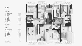 Prodej bytového domu s 7 bytovými jednotkami v centru města Vidnava, užitná plocha 503 m2 - Prodej nájemního domu 503 m², Vidnava