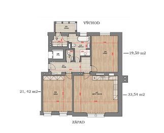 Prodej bytu 3+kk v osobním vlastnictví 107 m², Příbram