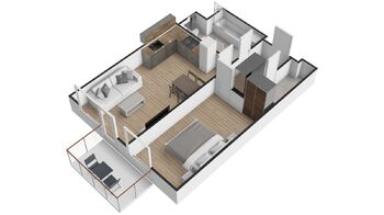 Prodej bytu 2+kk v osobním vlastnictví 51 m², Praha 5 - Stodůlky