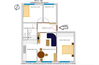 Prodej bytu 4+1 v družstevním vlastnictví 68 m², Litvínov