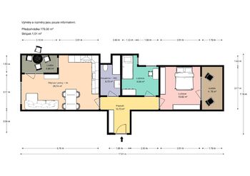 Pronájem bytu 3+kk v osobním vlastnictví 68 m², Praha 10 - Uhříněves