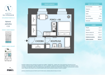 Prodej bytu 1+kk v osobním vlastnictví 30 m², Praha 7 - Bubeneč