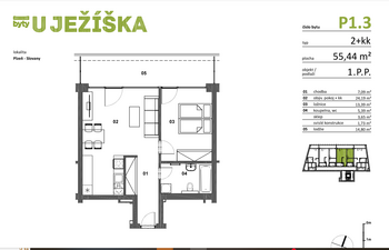 Pronájem bytu 2+kk v osobním vlastnictví 55 m², Plzeň