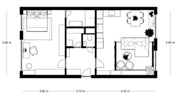 Prodej bytu 2+kk v družstevním vlastnictví 67 m², Praha 4 - Modřany