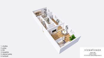 Pronájem bytu 2+kk v osobním vlastnictví 60 m², Moravský Beroun