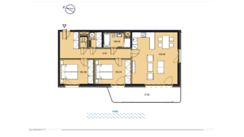 Pronájem bytu 3+kk v osobním vlastnictví 106 m², Praha 8 - Libeň