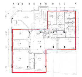 Pronájem kancelářských prostor 255 m², Praha 4 - Krč