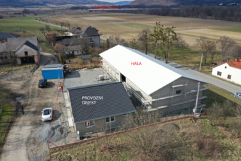 Pronájem výrobních prostor 460 m², Vražné