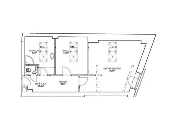 Pronájem bytu 2+kk v osobním vlastnictví 58 m², Havlíčkův Brod