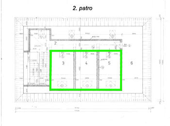 Pronájem kancelářských prostor 243 m², Šebrov-Kateřina