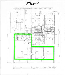 Pronájem kancelářských prostor 243 m², Šebrov-Kateřina