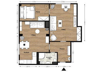 Pronájem bytu 3+kk v osobním vlastnictví 62 m², Praha 4 - Nusle