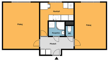 Pronájem bytu 2+1 v osobním vlastnictví 52 m², Plzeň