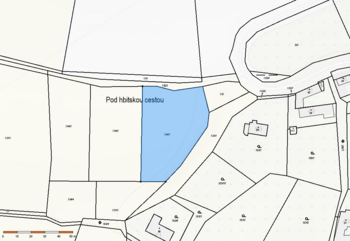 Prodej pozemku 2673 m², Dolní Hbity