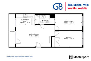 Prodej bytu 3+kk v osobním vlastnictví 68 m², Louny