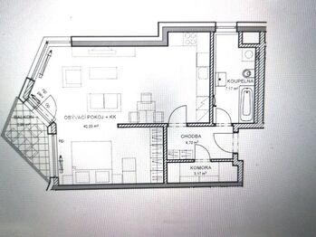 Pronájem bytu 2+kk v osobním vlastnictví 55 m², Praha 5 - Hlubočepy