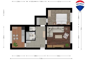 Prodej bytu 2+1 v osobním vlastnictví 56 m², Česká Lípa