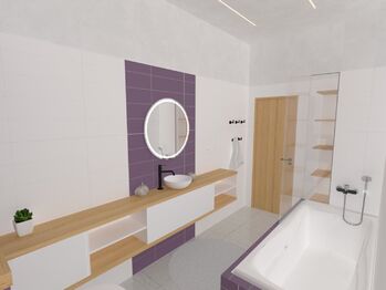 vizualizace bytu při vybavení - Prodej bytu 3+kk v osobním vlastnictví 961 m², Světnov