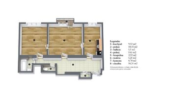 Prodej bytu 2+1 v družstevním vlastnictví 64 m², Hradec Králové