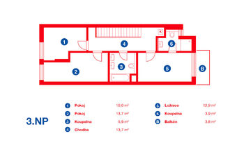 Prodej bytu 5+kk v osobním vlastnictví 172 m², Praha 5 - Smíchov